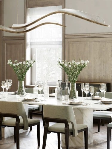 ثريا قطعتين بأبعاد فنية مبتكرة /ثريا بلمسة مزدوجة...