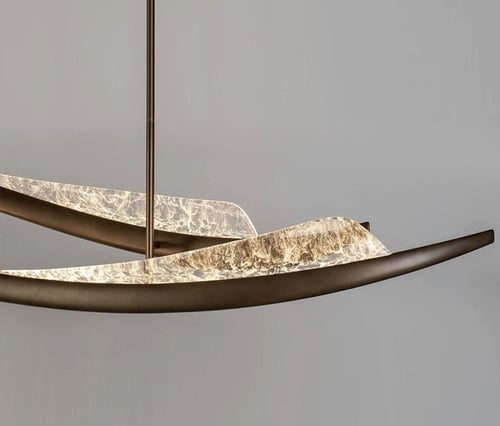 ثريا قطعتين بأبعاد فنية مبتكرة /ثريا بلمسة مزدوجة...