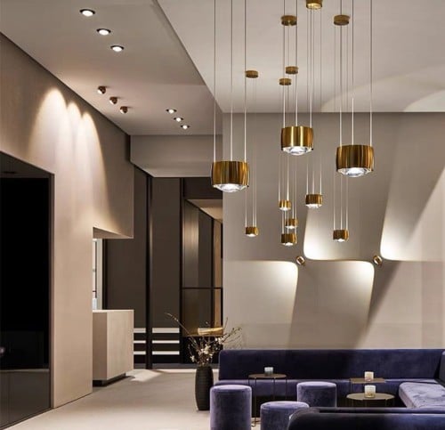 إنارة مودرن متعددة الألوان