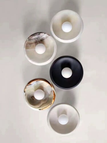 جدارية رخام دائرية