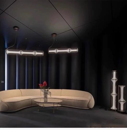 إنارة زجاجية عصرية