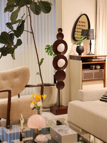 صفائح خشبيه دائريه