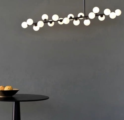 ثريا مستطيلة اضاءة كور متعددة