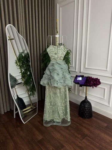 فستان اهداب