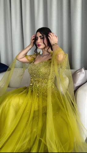 فستان خامه تل+مبطن تفته استرتش