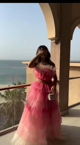 فستان خامه تل كسرات