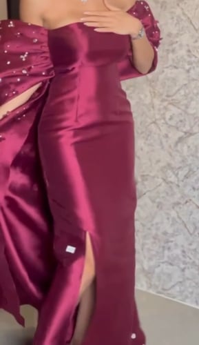 فستان خامه ميكادو