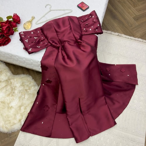 فستان خامه ميكادو