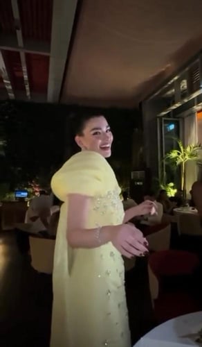 فستان الخامه باربي تطريز كرستال اصلي