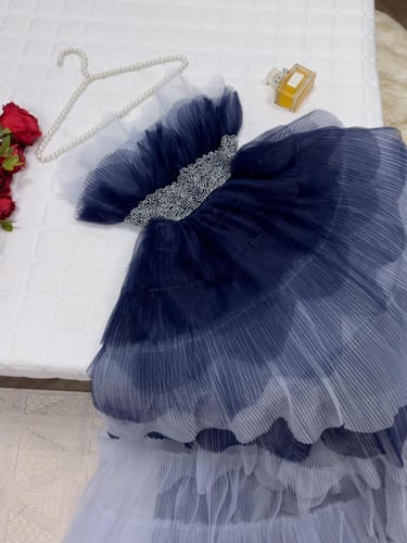 فستان خامه تل كسرات