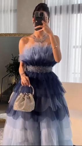 فستان خامه تل كسرات