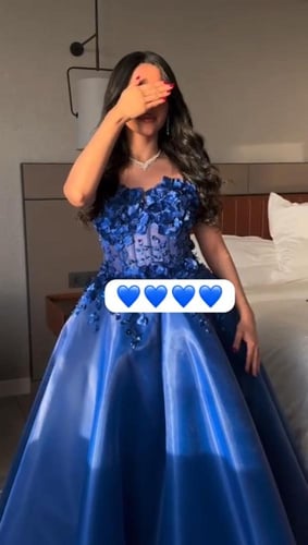 فستان نيلي ميكادو رااقي ساده كلوووش 6 متر