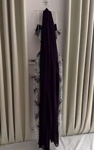 فستان اهداب