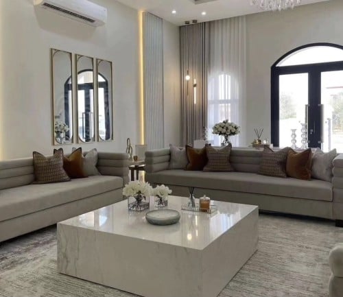 طاولة ضيافه بديل رخام تصميم راقي