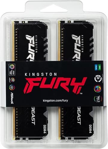 كينجيستون فيوري 8x2 16GB DDR4 3200Hz