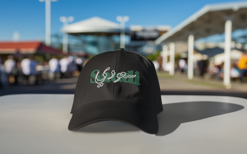 كاب مطرز - اليوم الوطني السعودي