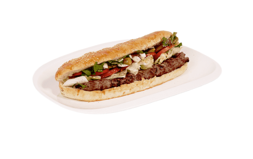 ساندوتش كباب لحم