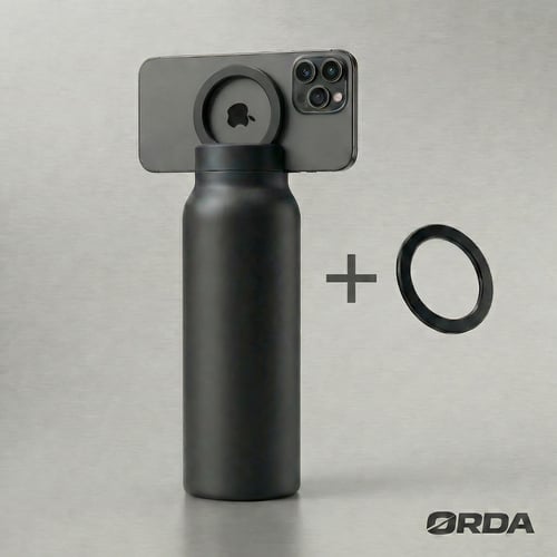 قارورة مياه بحامل هاتف مغناطيسي