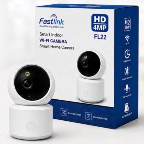 كاميرا مراقبة داخلية ذكية Fastlink FL22 واي فاي بدقة 4MP