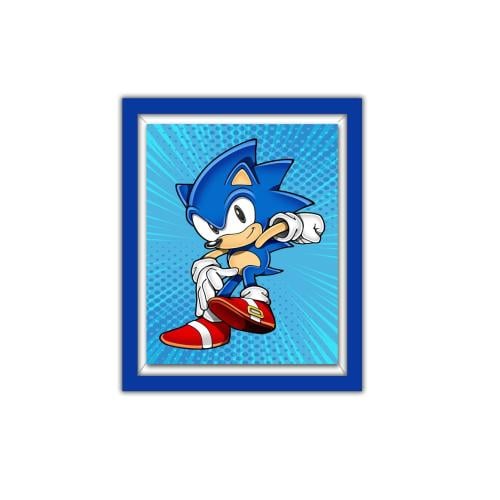 3D لوحة - Sonic