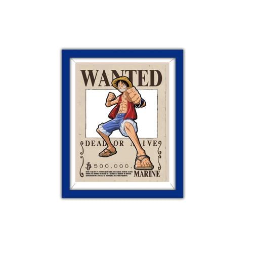 3D لوحة - Wanted Luffy One Piece