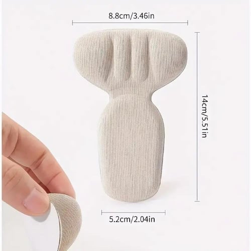 زوج وسائد كعب مصنوعة من البولستر مضادة للانزلاق