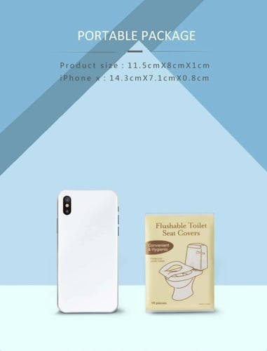 غطاء مقعد المرحاض 10 حبات