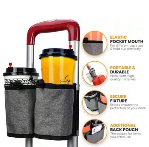 حامل الأكواب المتعدد للحقائب