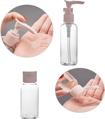 مجموعة من 11 عبوة سفر من السيليكون مضادة للتسرب