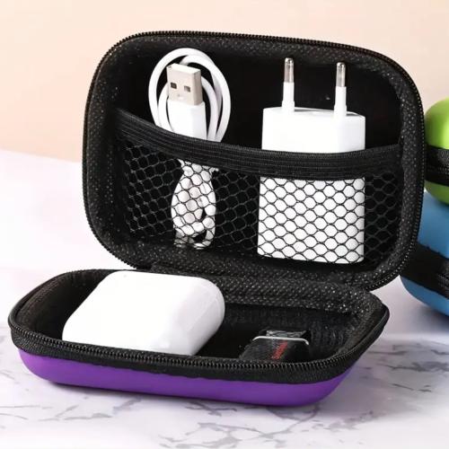 حقيبة تنظيم الشواحن والأسلاك الصغيرة للسفر