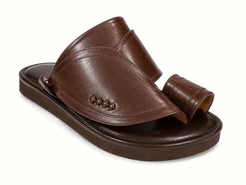 Dark brown oriental shoe