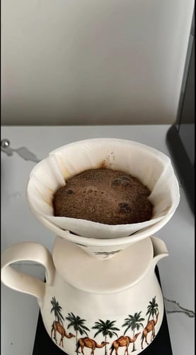 سيرفر وقمع قهوة