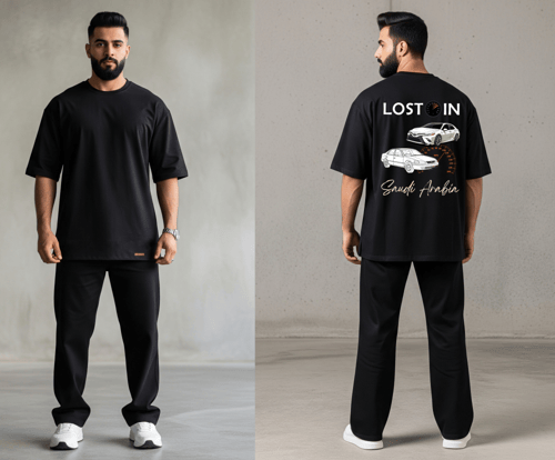 تيشيرت اوفر سايز طباعة كامري فخامة CAMRY