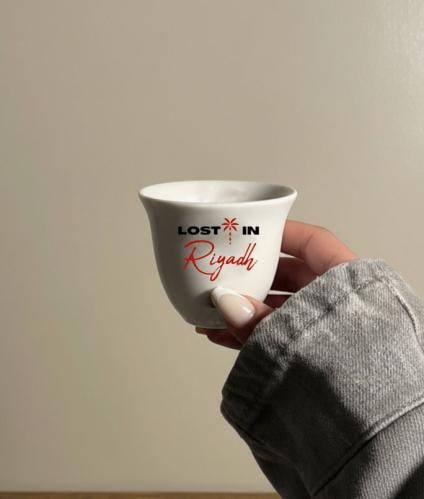 فناجيل قهوة مطبوعة الرياض