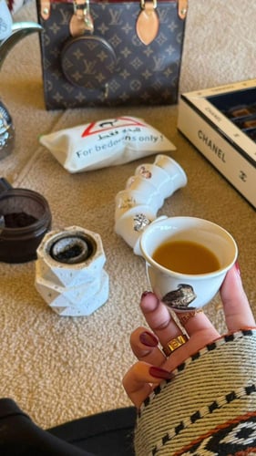 فناجيل قهوة مطبوعة