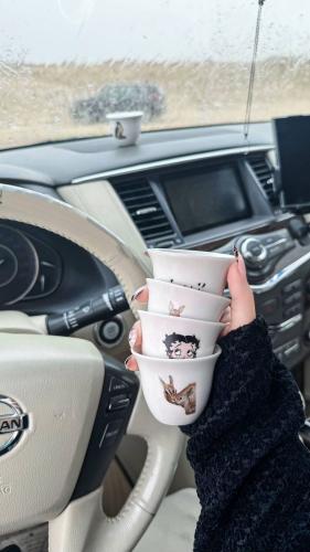 فناجيل قهوة مطبوعة