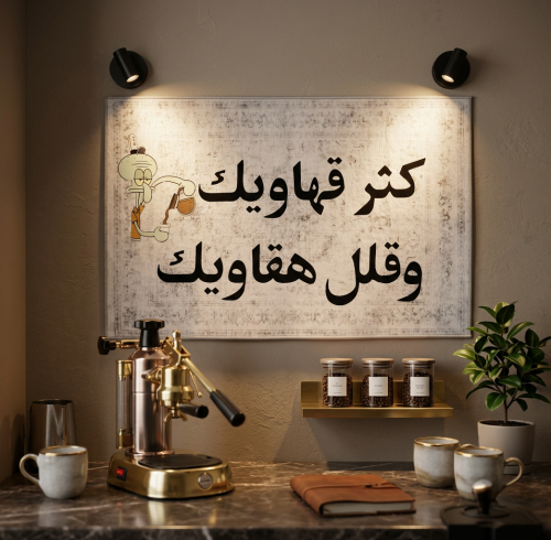 سجاد قهوة كثر قهاويك وقلل هقاويك-Rugs Coffee ☕️
