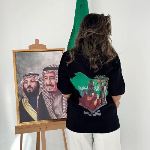 T shirt Saudi national day-تيشيرت اليوم الوطني