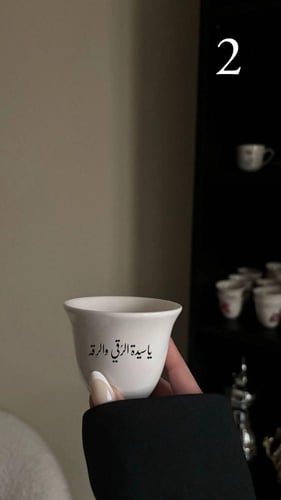 فناجيل قهوة مطبوعة