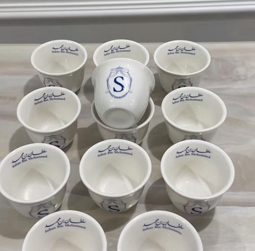 فناجيل مطبوعة قهوة نص درزن / درزن