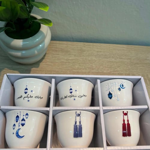 فناجيل قهوة رمضان نص درزن / درزن