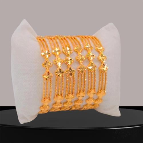 بناجر ساده تصميم فخم مطليه ذهب عيار 21