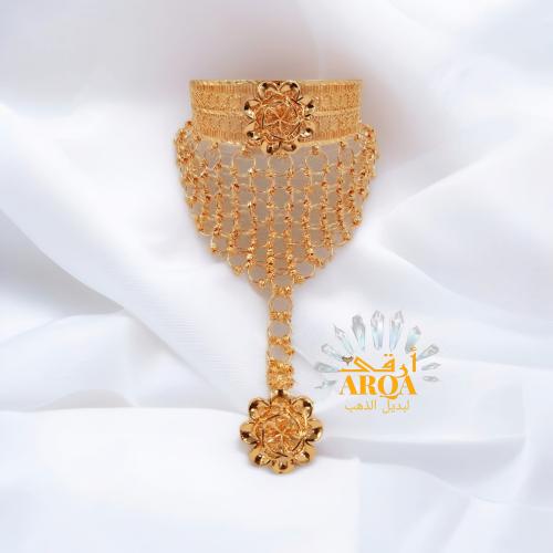 كف نسائي تصميم جديد مميز ذو تفاصيل منفرده مطلي ذهب...