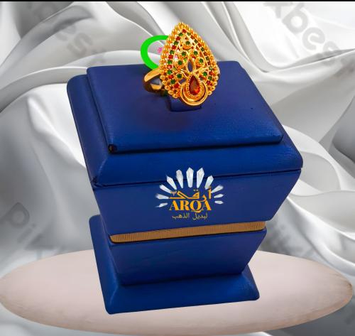 خاتم ملون مطلي