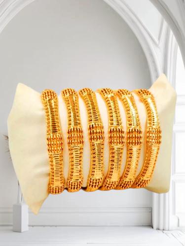 بناجرتصميم جميل مطلي ذهب مطابق لذهب عيار 21