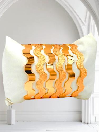 بناجرتصميم جميل مطلي ذهب مطابق لذهب عيار 21