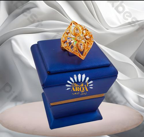 خاتم ساده مطلي