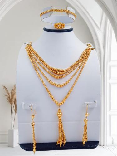 طقم السبحه مطلي ذهب مطابق لذهب عيار 21