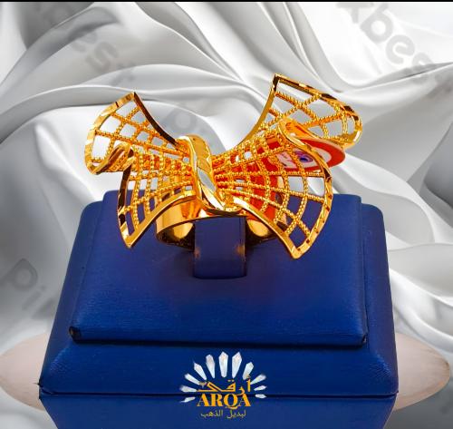 خاتم سادة مطلي