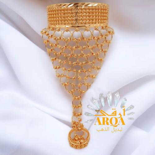 ف نسائي تصميم جديد مميز ذو تفاصيل منفرده مطلي ذهب...